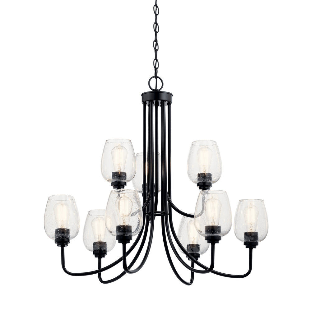 Kichler Canada - 44378BKCS - Nine Light Chandelier - Valserrano - Black