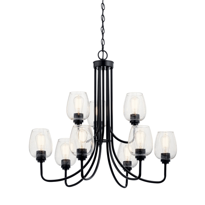 Kichler Canada - 44378BKCS - Nine Light Chandelier - Valserrano - Black