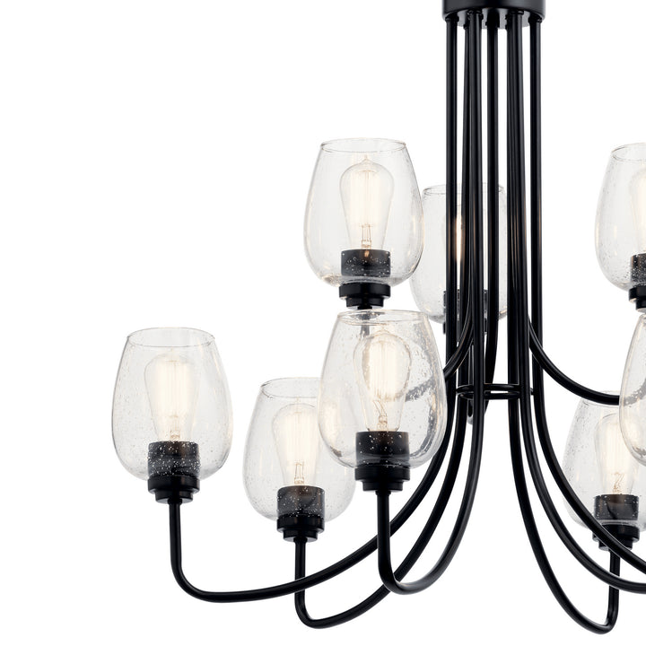 Kichler Canada - 44378BKCS - Nine Light Chandelier - Valserrano - Black