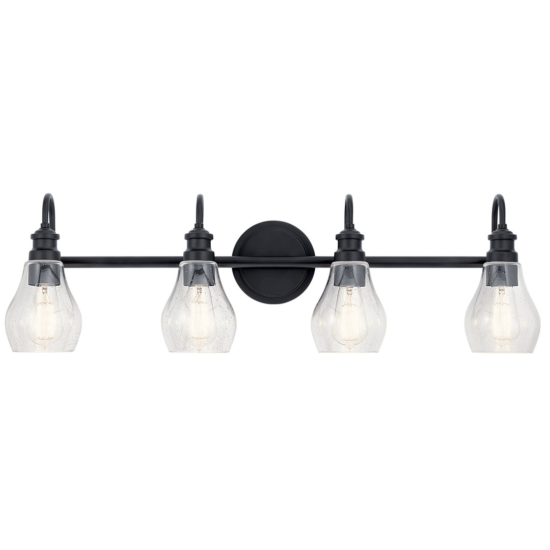 Kichler Canada - 45393BK - Four Light Bath - Greenbrier - Black