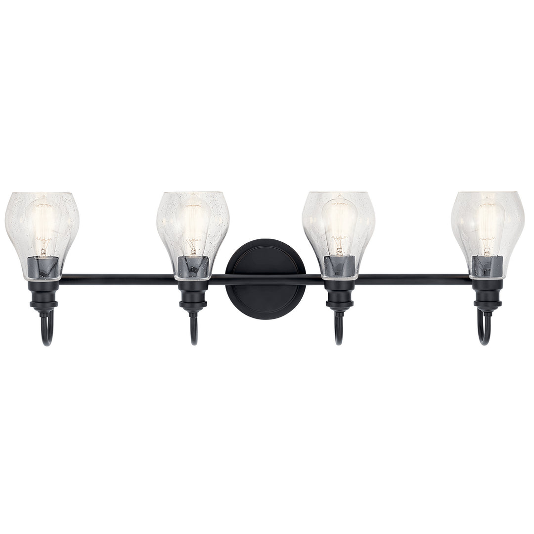 Kichler Canada - 45393BK - Four Light Bath - Greenbrier - Black