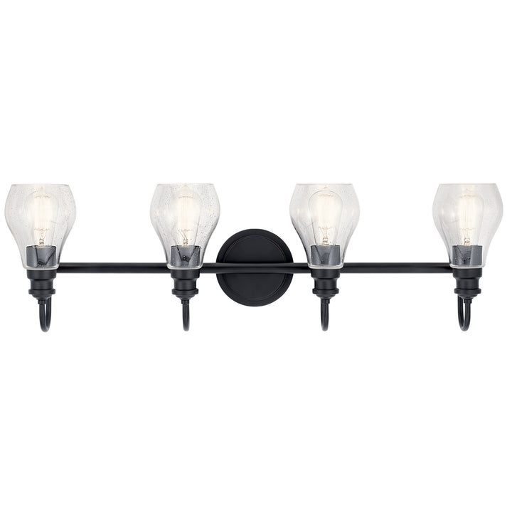 Kichler Canada - 45393BK - Four Light Bath - Greenbrier - Black