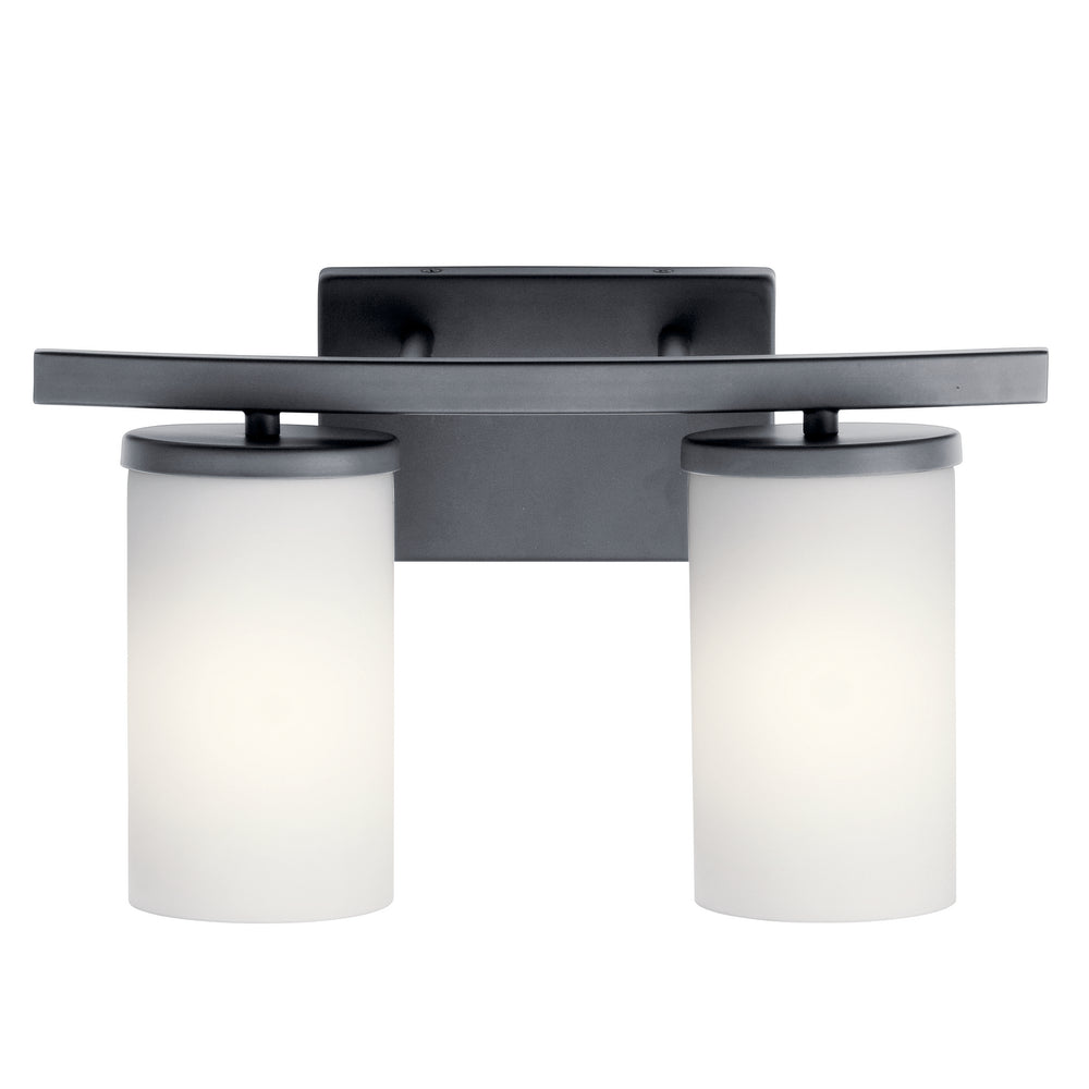 Kichler Canada - 45496BK - Two Light Bath - Crosby - Black