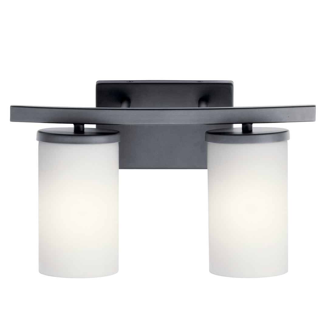 Kichler Canada - 45496BK - Two Light Bath - Crosby - Black