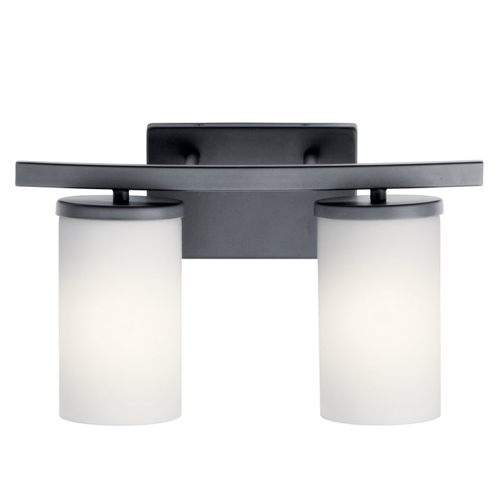 Kichler Canada - 45496BK - Two Light Bath - Crosby - Black