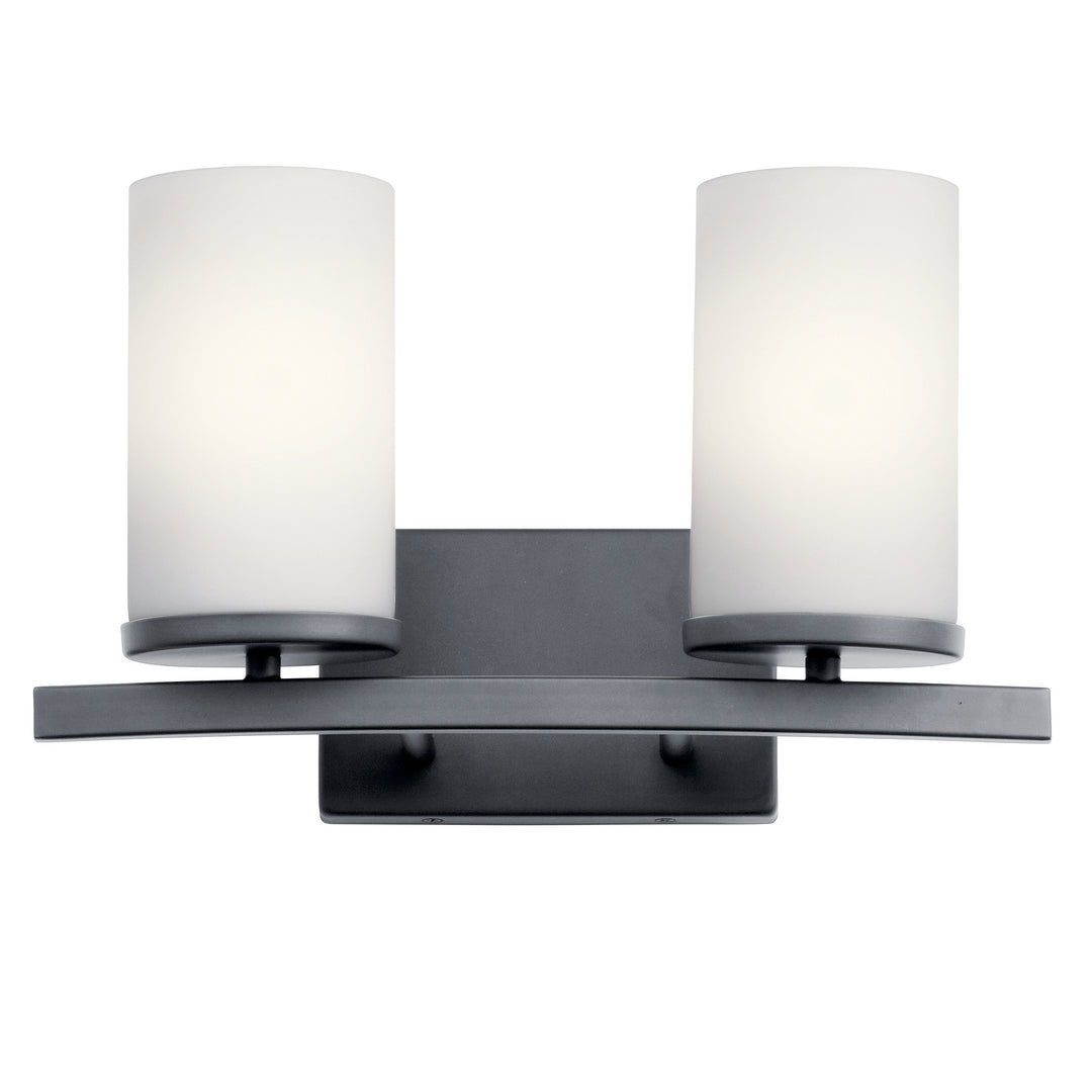Kichler Canada - 45496BK - Two Light Bath - Crosby - Black
