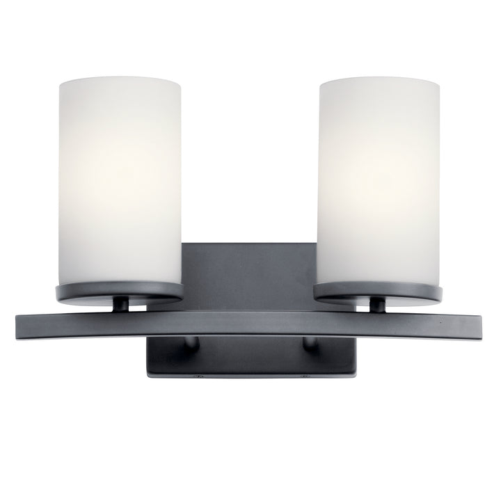 Kichler Canada - 45496BK - Two Light Bath - Crosby - Black