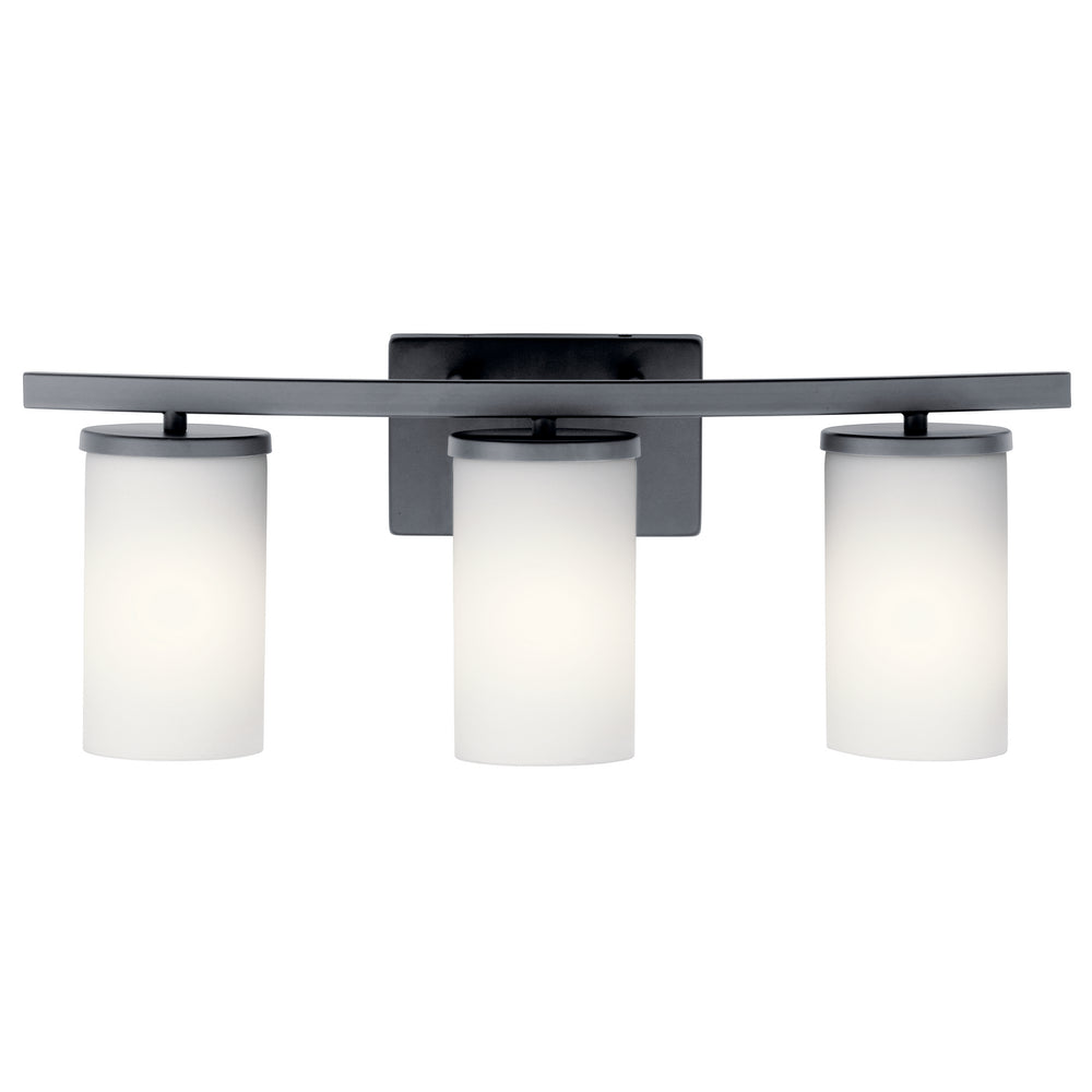 Kichler Canada - 45497BK - Three Light Bath - Crosby - Black