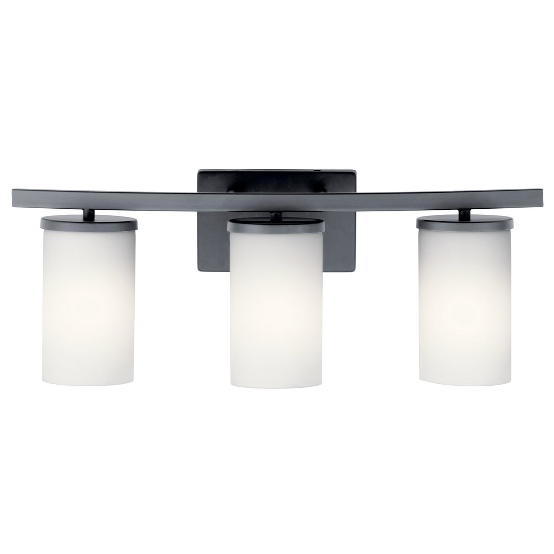 Kichler Canada - 45497BK - Three Light Bath - Crosby - Black