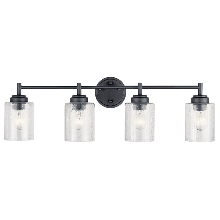 Kichler Canada - 45887BK - Four Light Bath - Winslow - Black