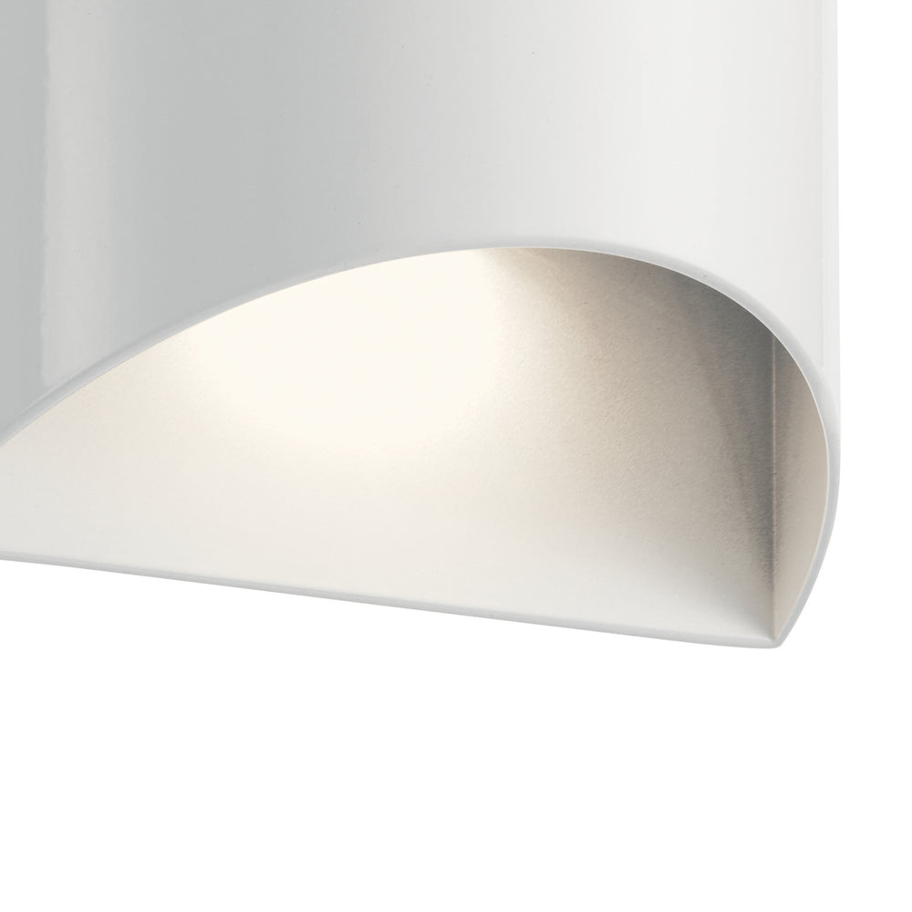 Kichler Canada - 49278WHLED - LED Outdoor Wall Mount - Wesley - White