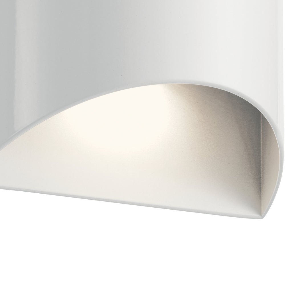 Kichler Canada - 49278WHLED - LED Outdoor Wall Mount - Wesley - White