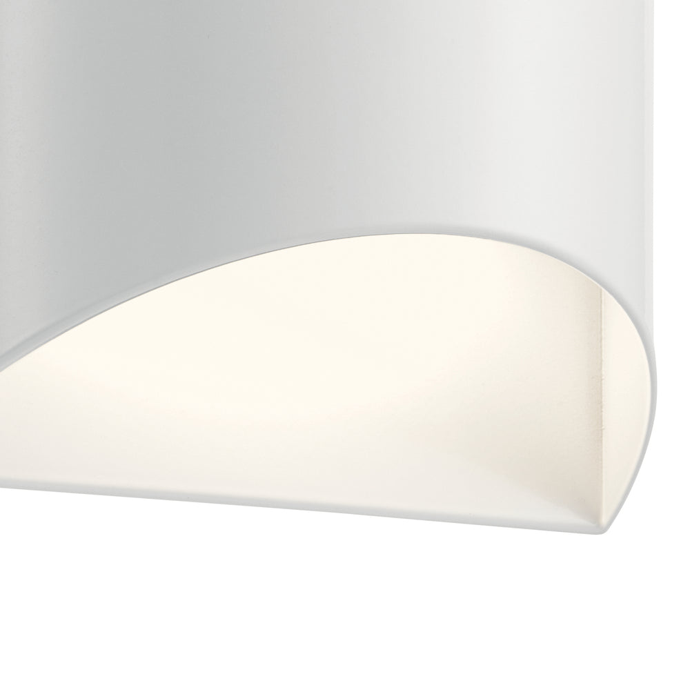 Kichler Canada - 49279WHLED - LED Outdoor Wall Mount - Wesley - White
