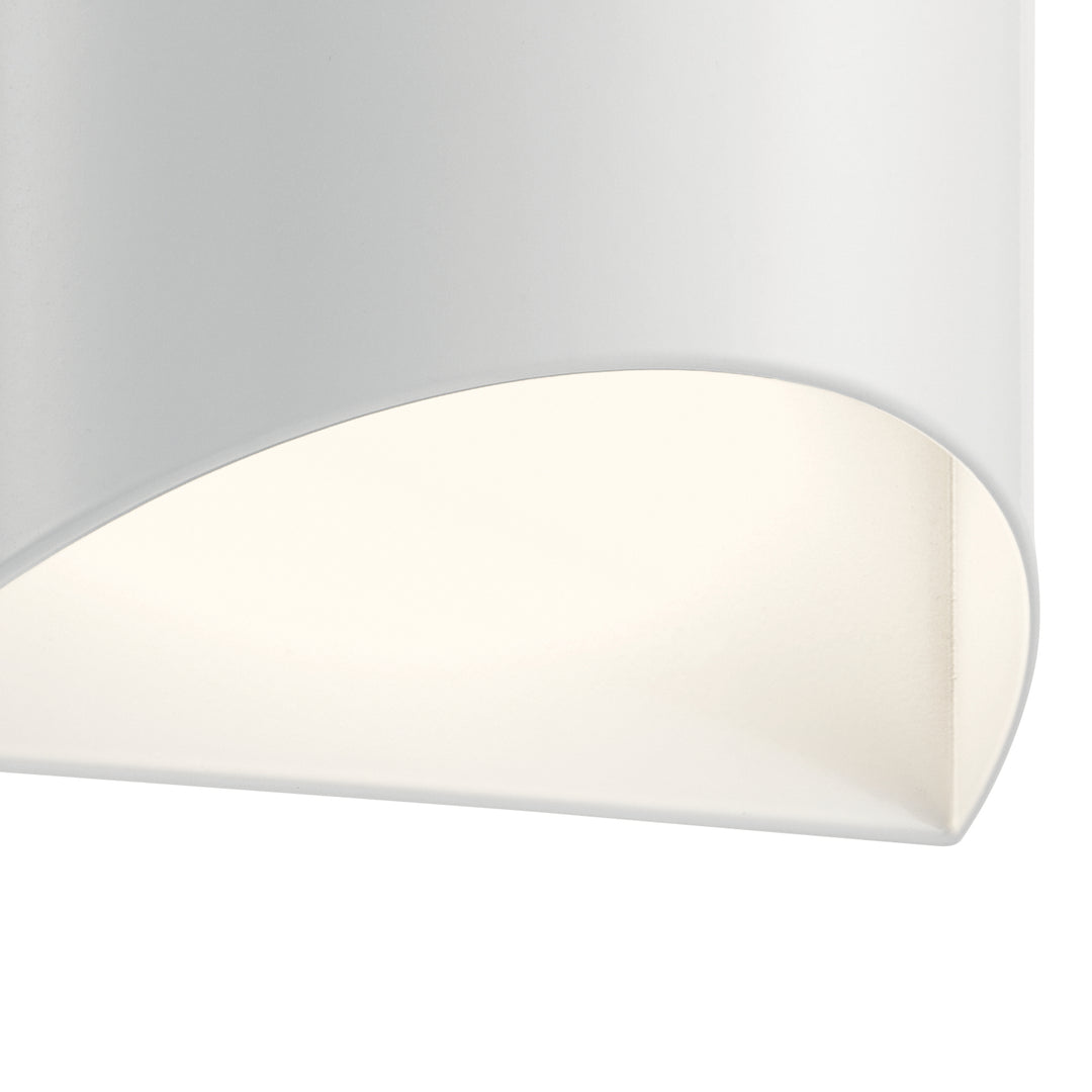 Kichler Canada - 49279WHLED - LED Outdoor Wall Mount - Wesley - White