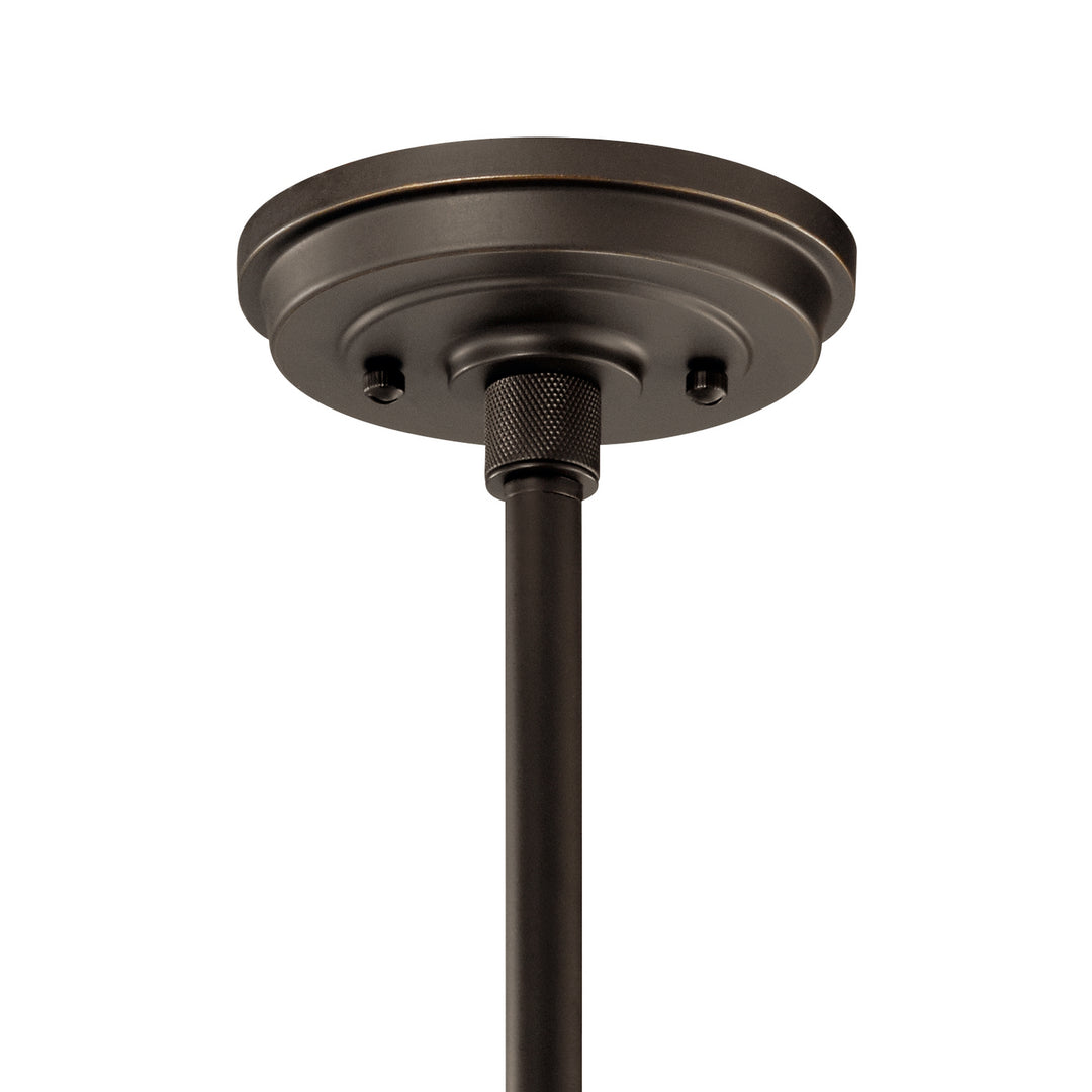 Kichler Canada - 49982OZ - One Light Outdoor Pendant/Semi Flush - Allenbury - Olde Bronze