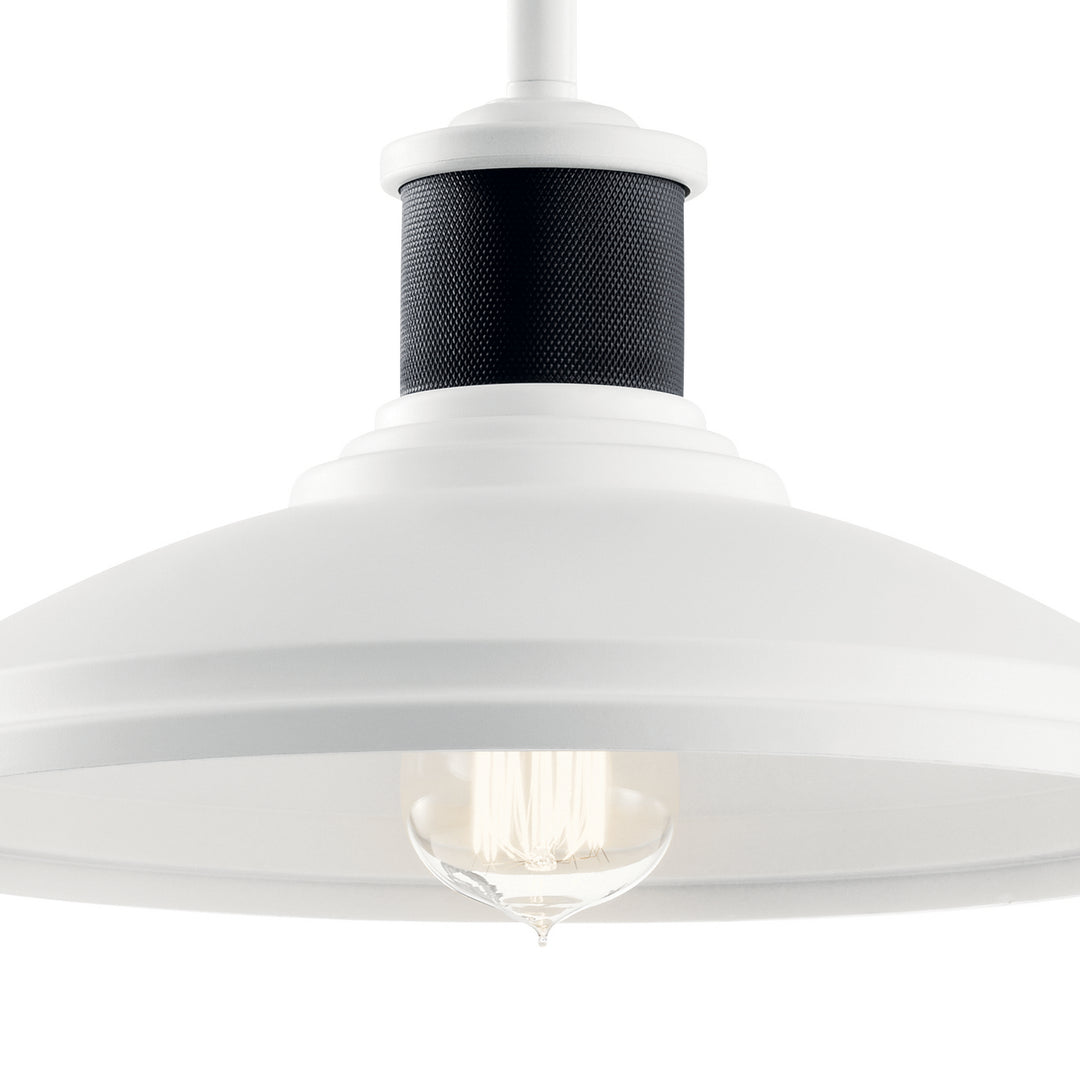 Kichler Canada - 49982WH - One Light Outdoor Pendant/Semi Flush - Allenbury - White