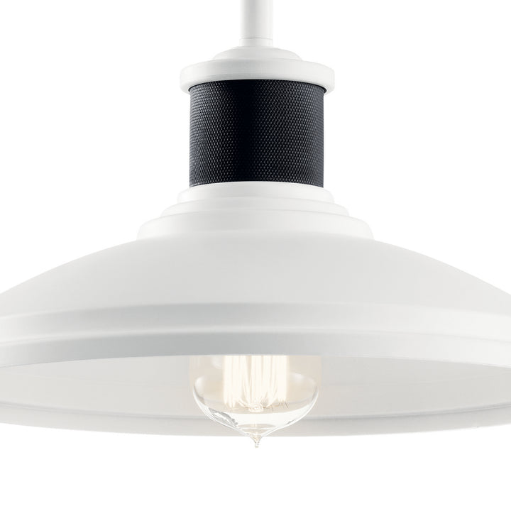 Kichler Canada - 49982WH - One Light Outdoor Pendant/Semi Flush - Allenbury - White