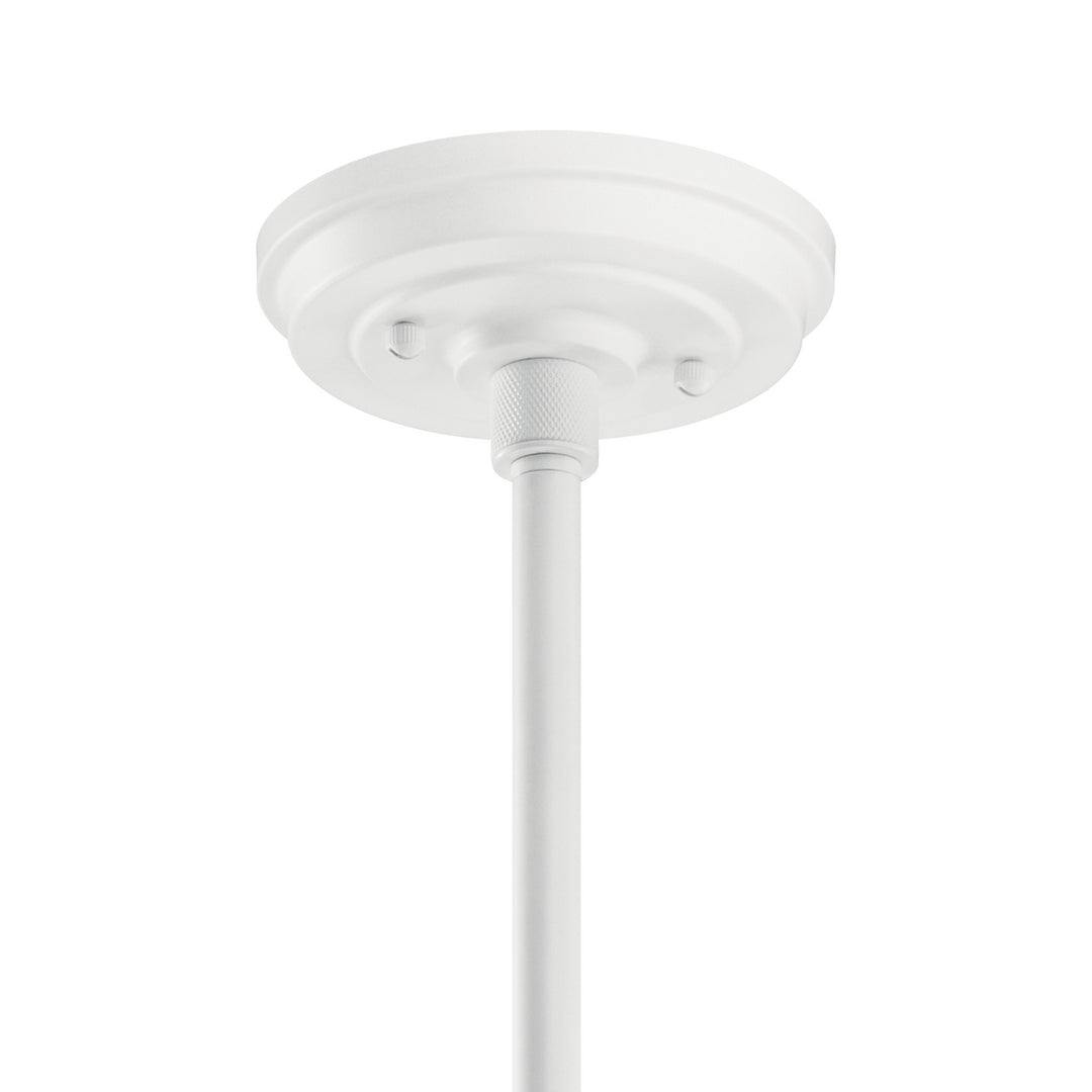Kichler Canada - 49982WH - One Light Outdoor Pendant/Semi Flush - Allenbury - White