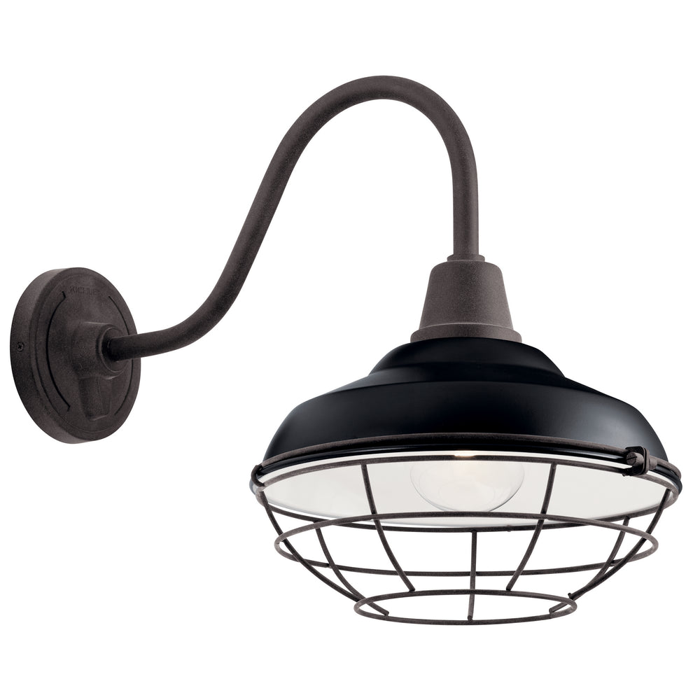 Kichler Canada - 49990BK - One Light Outdoor Wall Mount - Pier - Black
