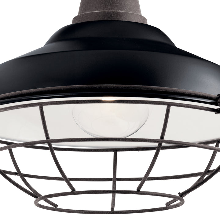 Kichler Canada - 49990BK - One Light Outdoor Wall Mount - Pier - Black