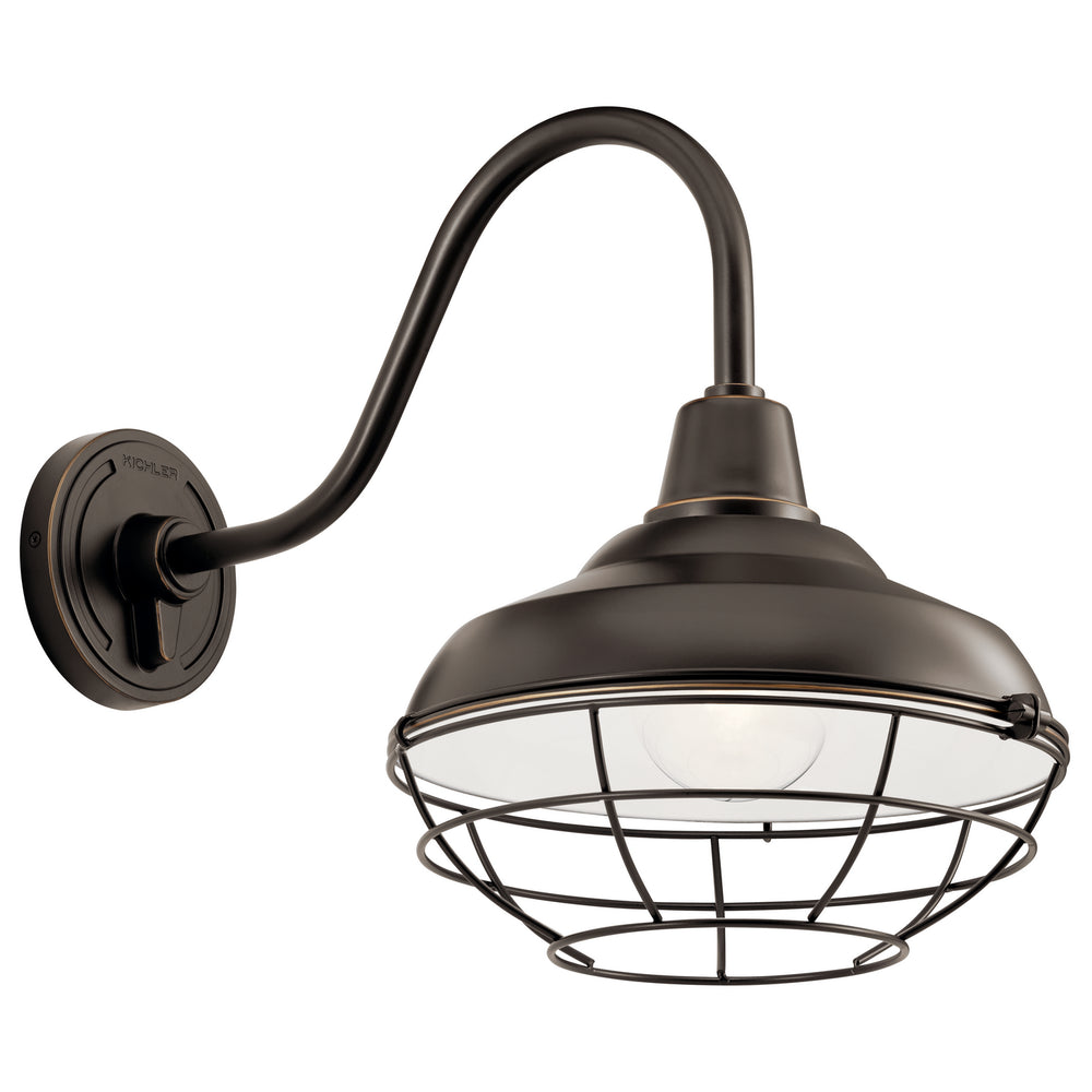 Kichler Canada - 49990OZ - One Light Outdoor Wall Mount - Pier - Olde Bronze