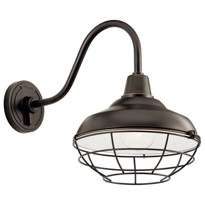 Kichler Canada - 49990OZ - One Light Outdoor Wall Mount - Pier - Olde Bronze
