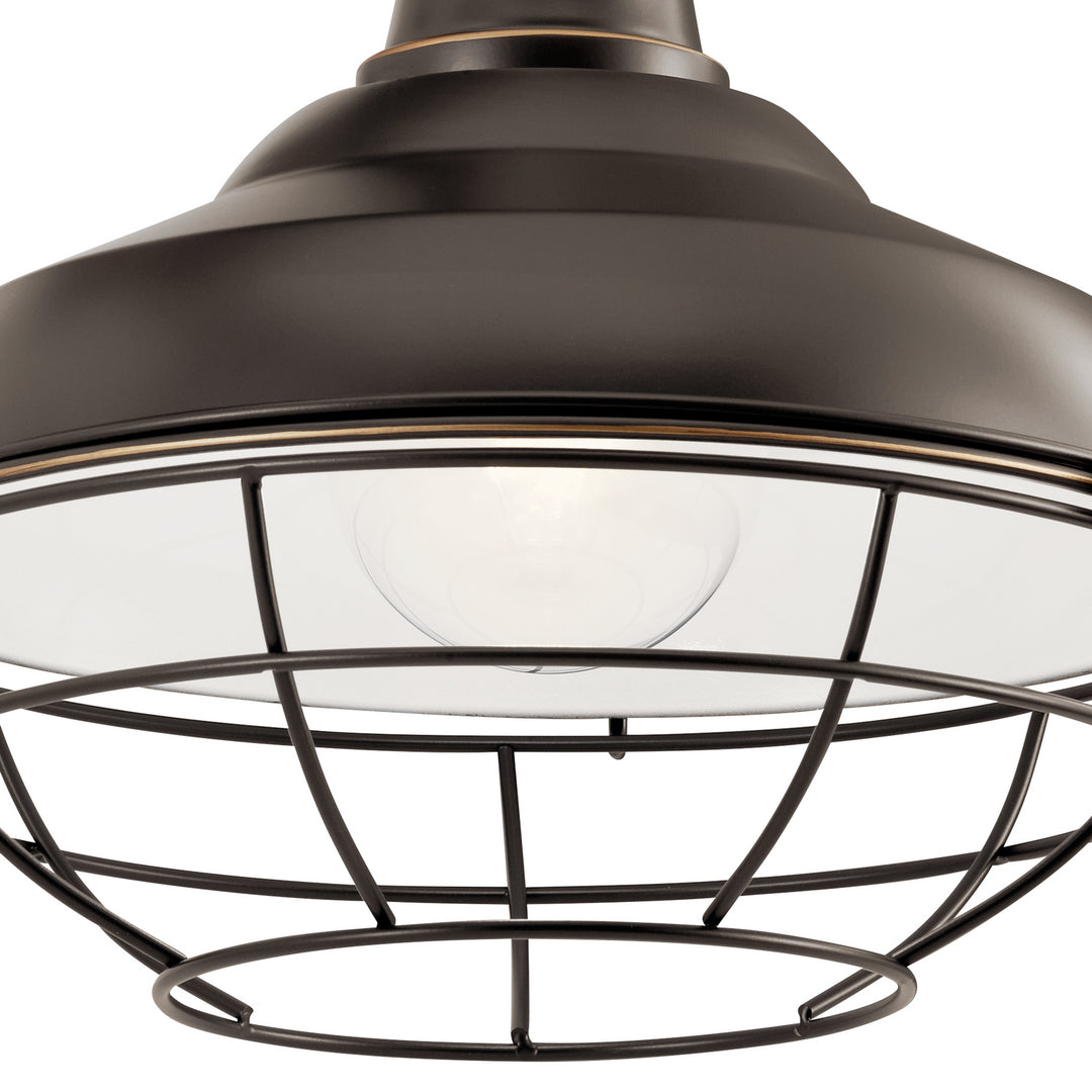 Kichler Canada - 49990OZ - One Light Outdoor Wall Mount - Pier - Olde Bronze
