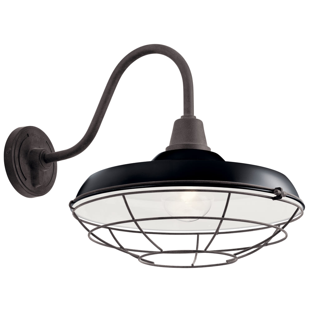 Kichler Canada - 49991BK - One Light Outdoor Wall Mount - Pier - Black