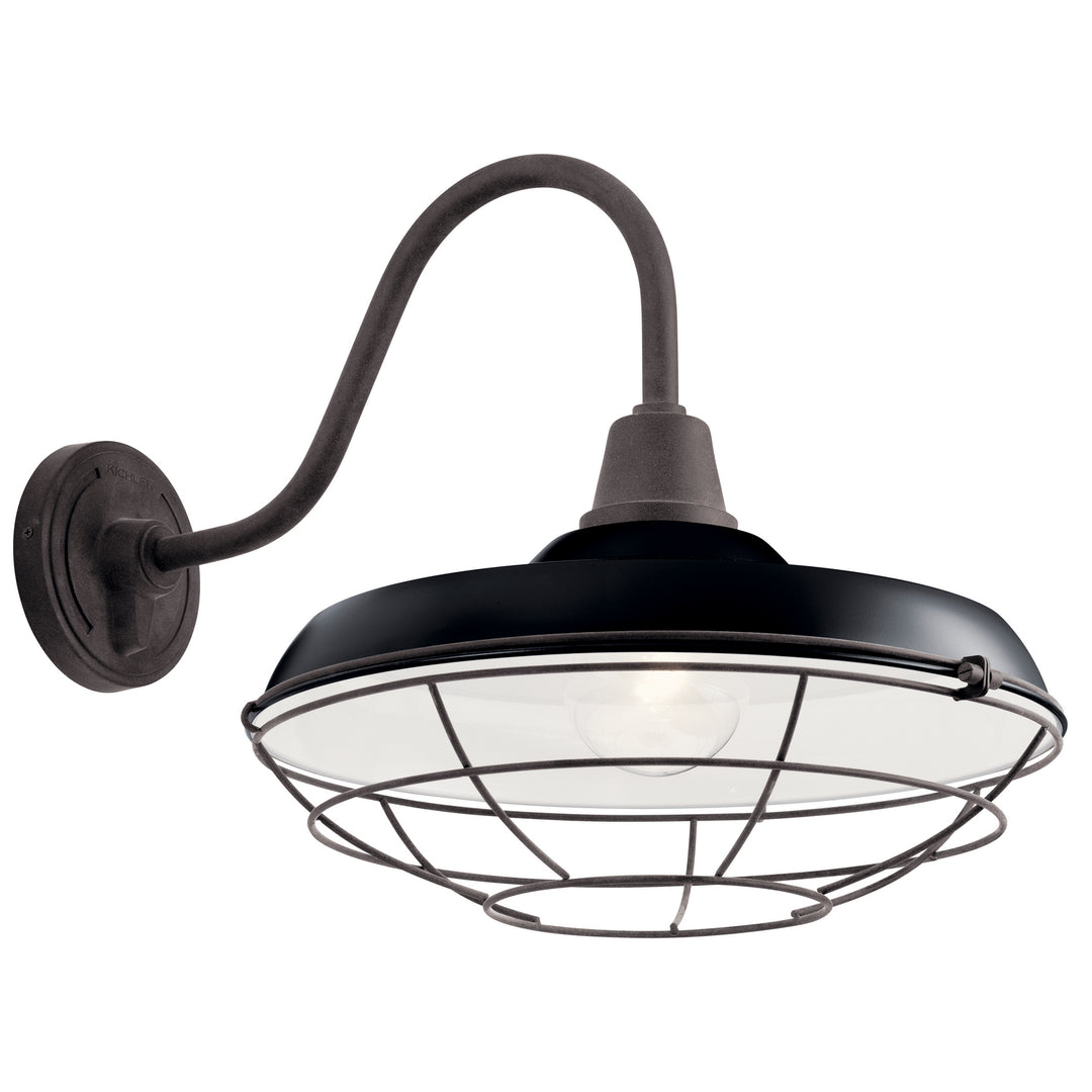 Kichler Canada - 49991BK - One Light Outdoor Wall Mount - Pier - Black