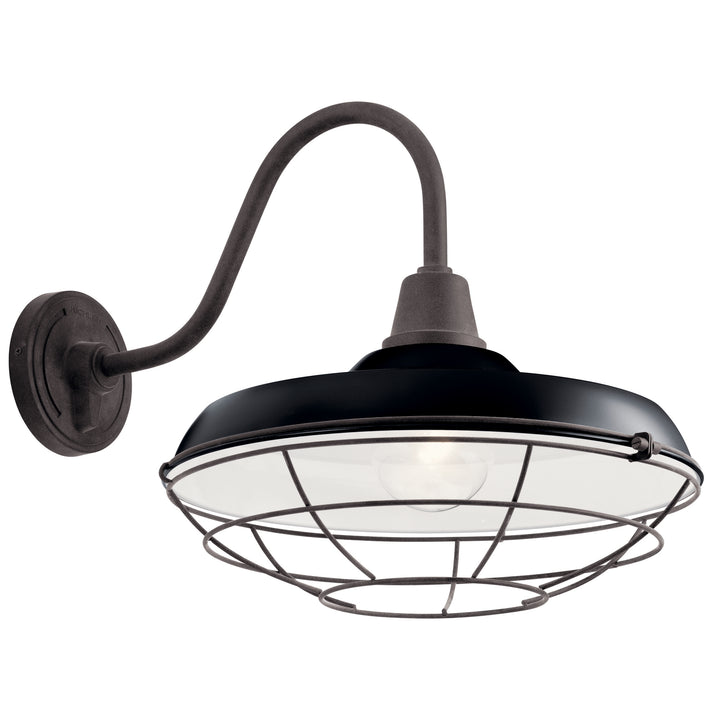 Kichler Canada - 49991BK - One Light Outdoor Wall Mount - Pier - Black