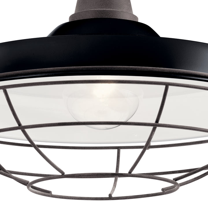 Kichler Canada - 49991BK - One Light Outdoor Wall Mount - Pier - Black