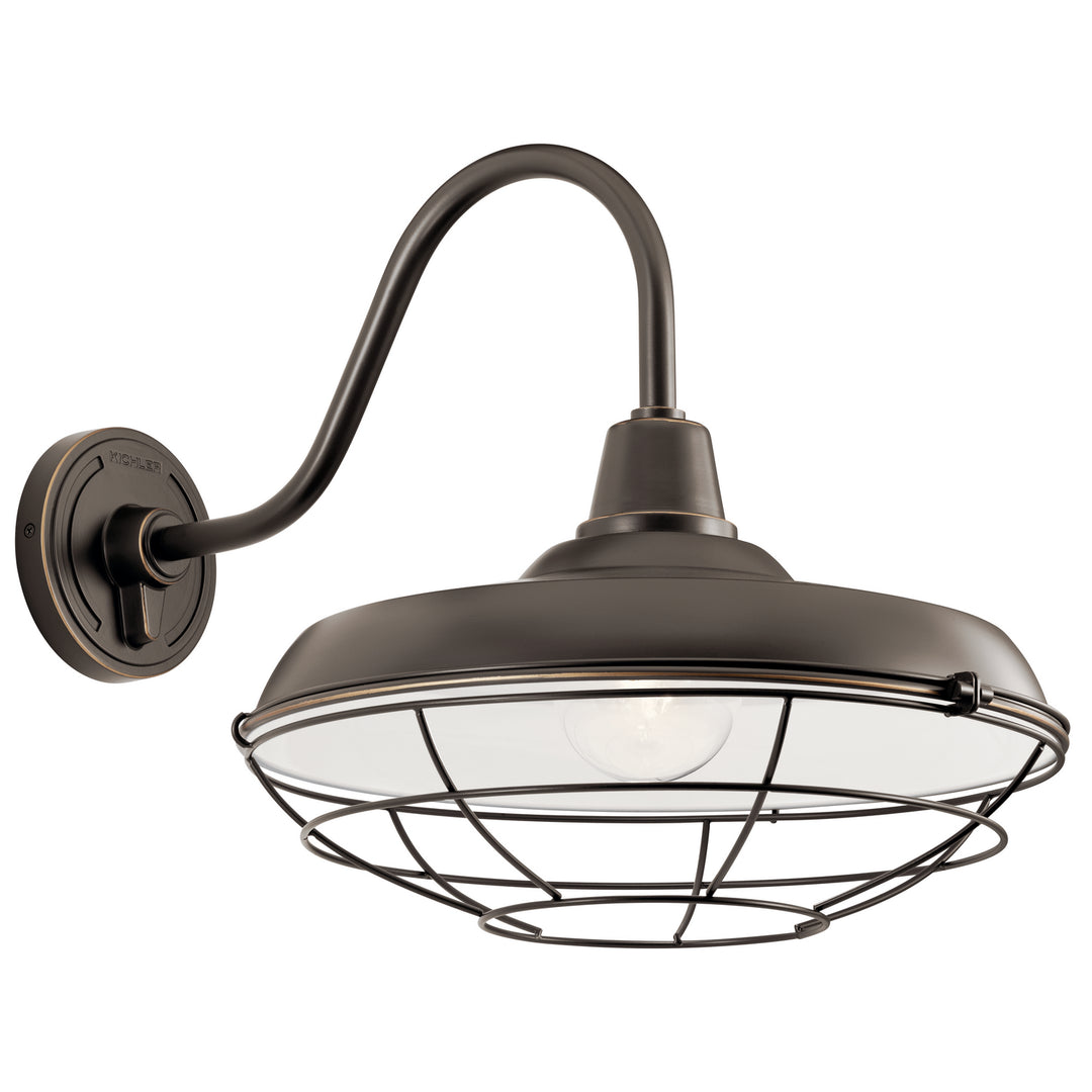 Kichler Canada - 49991OZ - One Light Outdoor Wall Mount - Pier - Olde Bronze