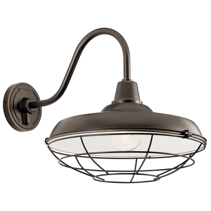 Kichler Canada - 49991OZ - One Light Outdoor Wall Mount - Pier - Olde Bronze