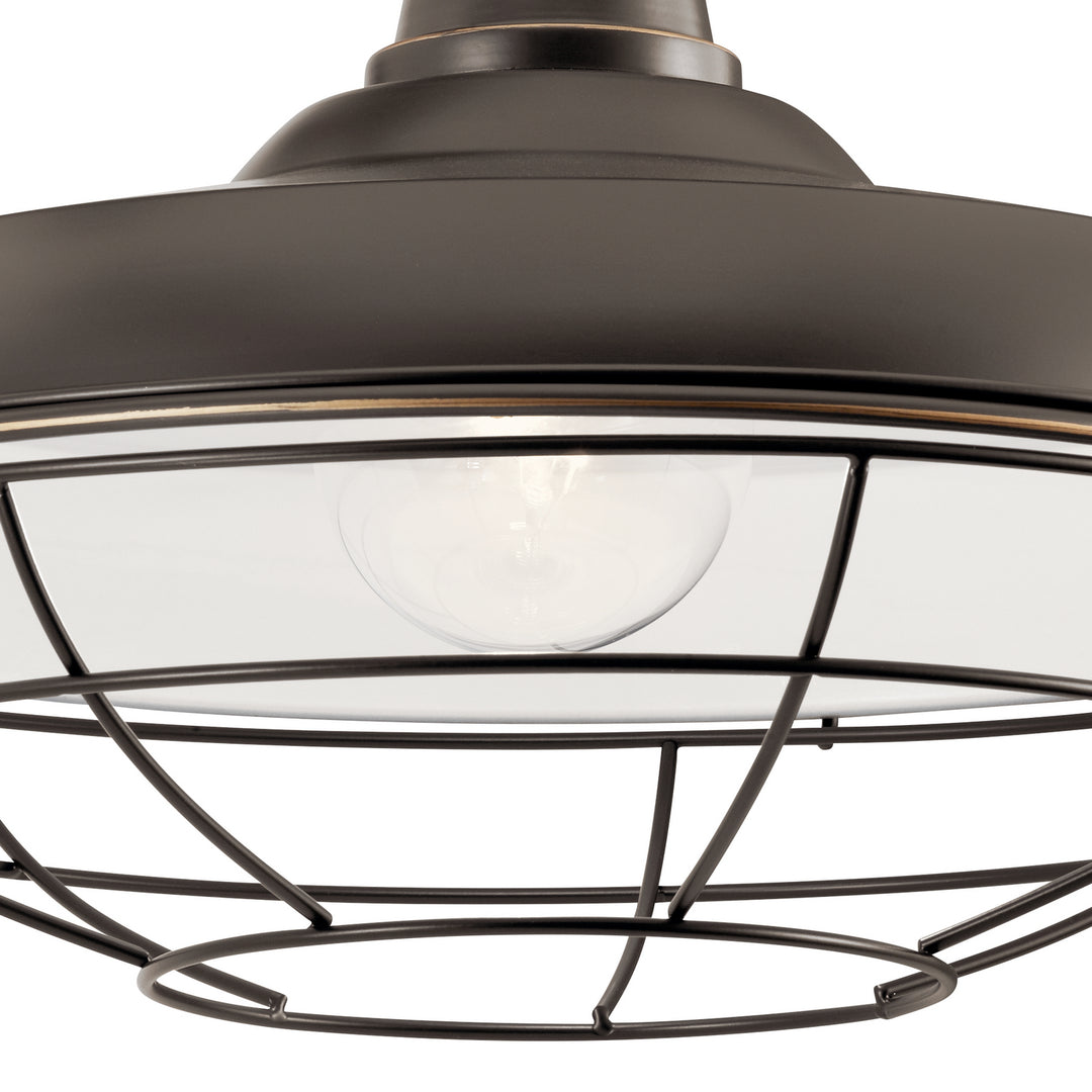 Kichler Canada - 49991OZ - One Light Outdoor Wall Mount - Pier - Olde Bronze
