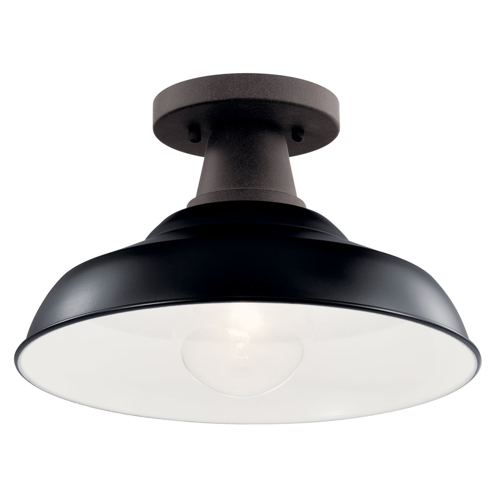 Kichler Canada - 49992BK - One Light Outdoor Pendant/Semi Flush - Pier - Black