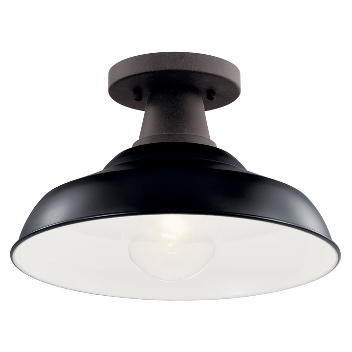 Kichler Canada - 49992BK - One Light Outdoor Pendant/Semi Flush - Pier - Black