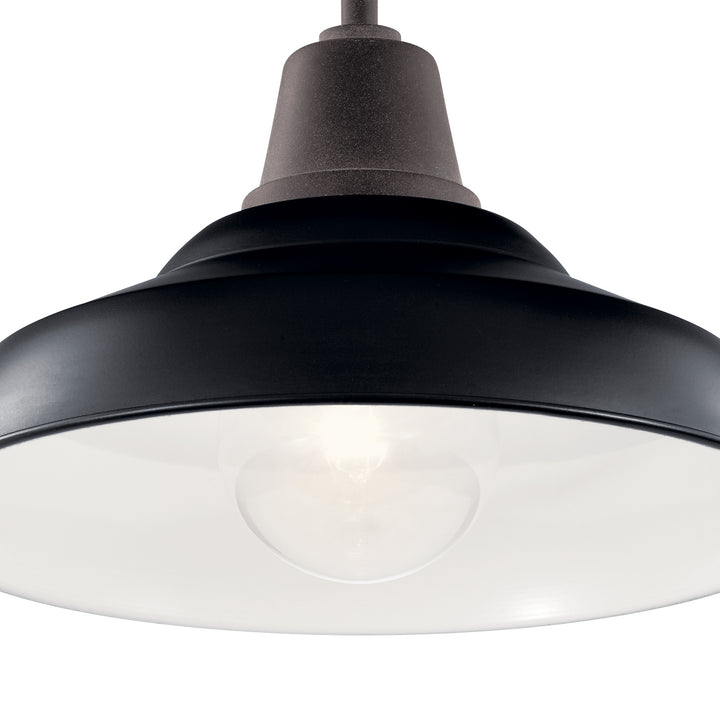 Kichler Canada - 49992BK - One Light Outdoor Pendant/Semi Flush - Pier - Black