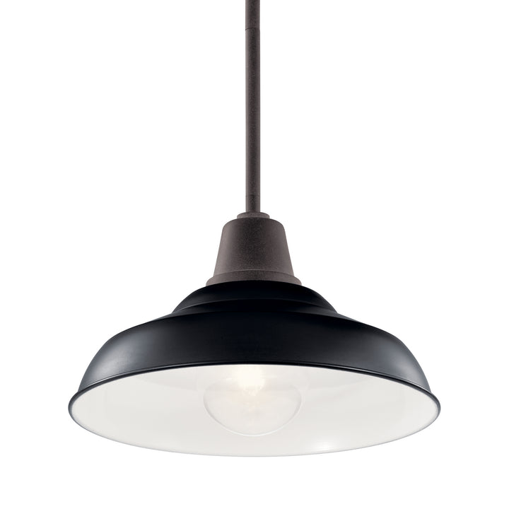 Kichler Canada - 49992BK - One Light Outdoor Pendant/Semi Flush - Pier - Black