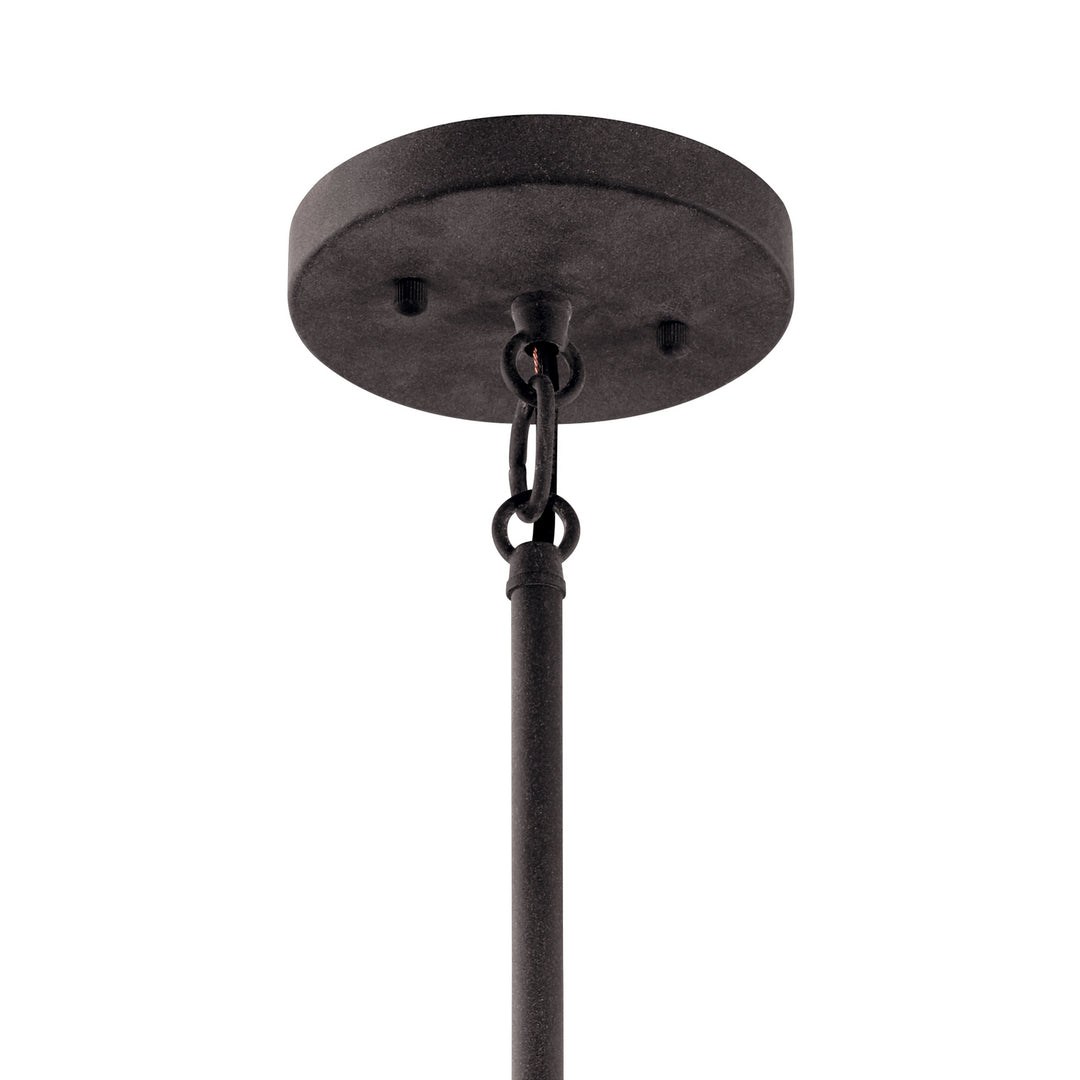 Kichler Canada - 49992BK - One Light Outdoor Pendant/Semi Flush - Pier - Black