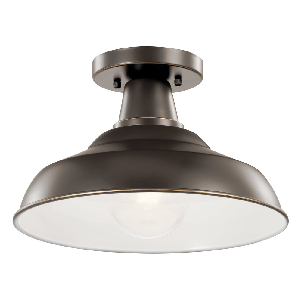Kichler Canada - 49992OZ - One Light Outdoor Pendant/Semi Flush - Pier - Olde Bronze