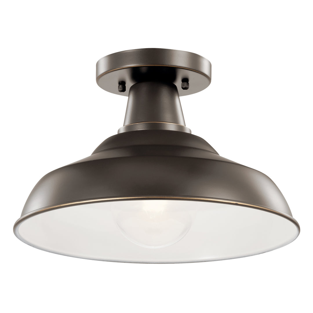 Kichler Canada - 49992OZ - One Light Outdoor Pendant/Semi Flush - Pier - Olde Bronze