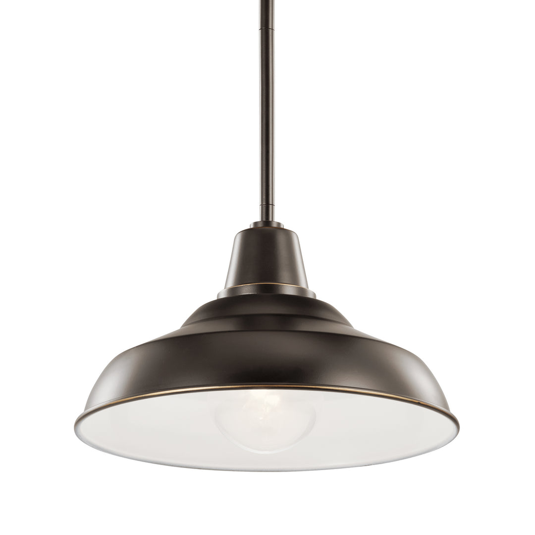 Kichler Canada - 49992OZ - One Light Outdoor Pendant/Semi Flush - Pier - Olde Bronze