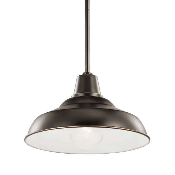 Kichler Canada - 49992OZ - One Light Outdoor Pendant/Semi Flush - Pier - Olde Bronze