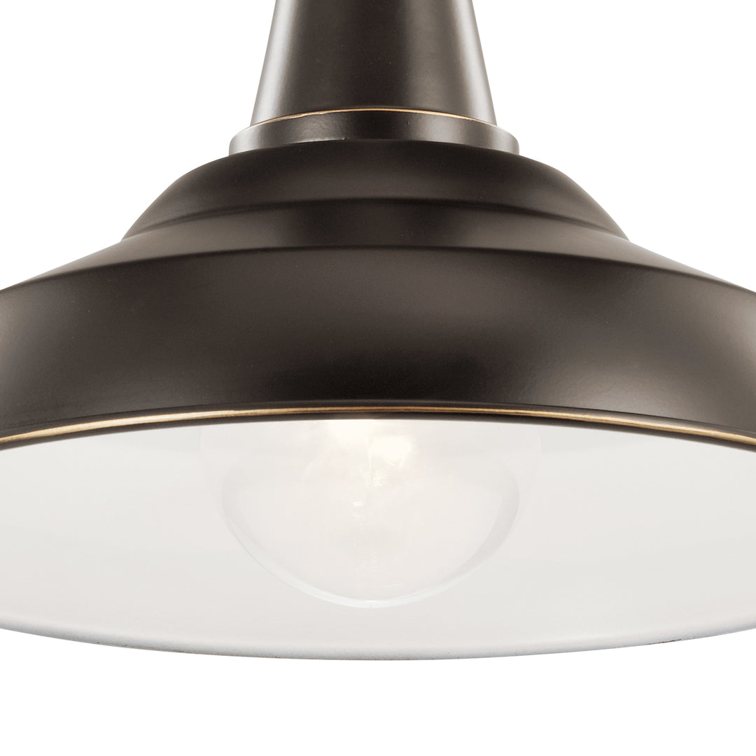 Kichler Canada - 49992OZ - One Light Outdoor Pendant/Semi Flush - Pier - Olde Bronze
