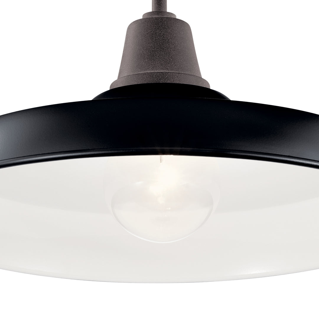 Kichler Canada - 49993BK - One Light Outdoor Pendant/Semi Flush - Pier - Black
