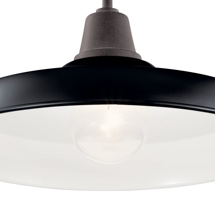 Kichler Canada - 49993BK - One Light Outdoor Pendant/Semi Flush - Pier - Black