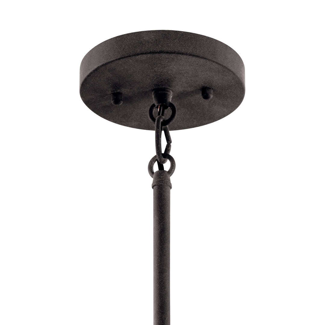 Kichler Canada - 49993BK - One Light Outdoor Pendant/Semi Flush - Pier - Black