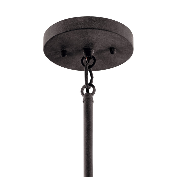 Kichler Canada - 49993BK - One Light Outdoor Pendant/Semi Flush - Pier - Black