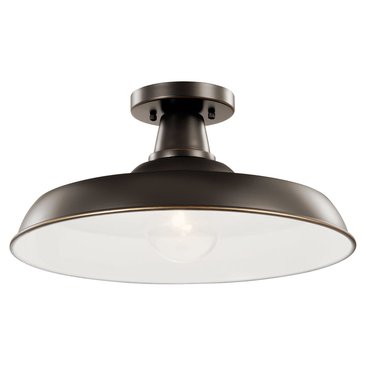 Kichler Canada - 49993OZ - One Light Outdoor Pendant/Semi Flush - Pier - Olde Bronze