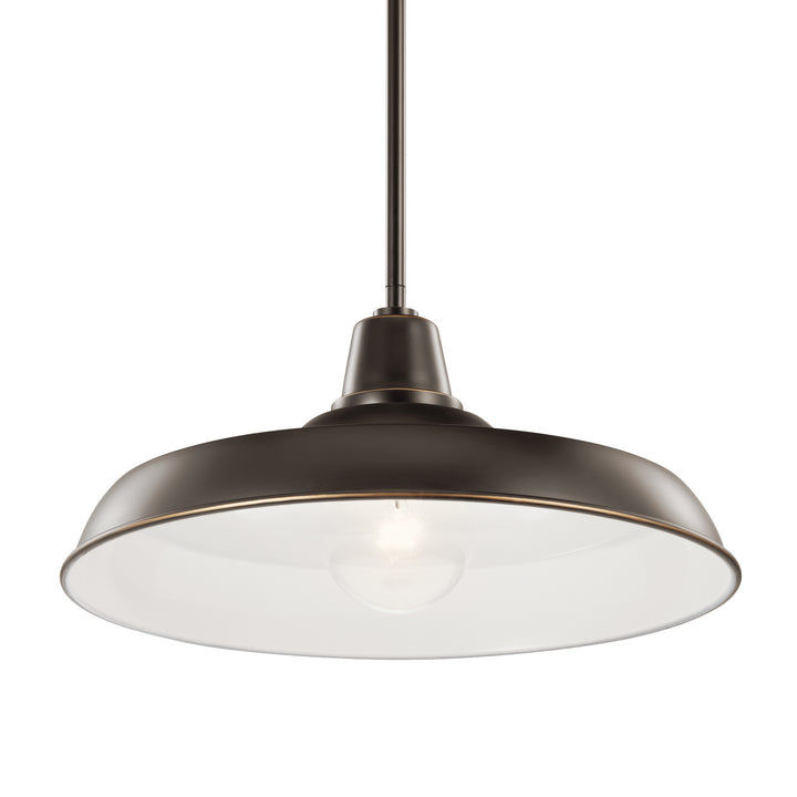 Kichler Canada - 49993OZ - One Light Outdoor Pendant/Semi Flush - Pier - Olde Bronze